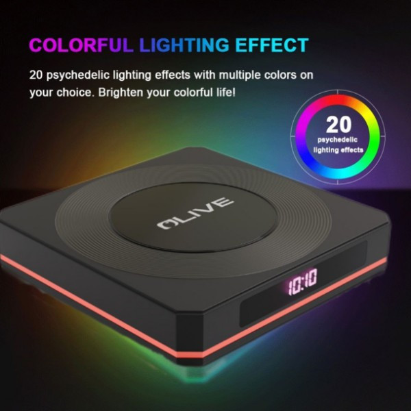 رابط کاربری اندروید باکس اٌلیو روی تلویزیون