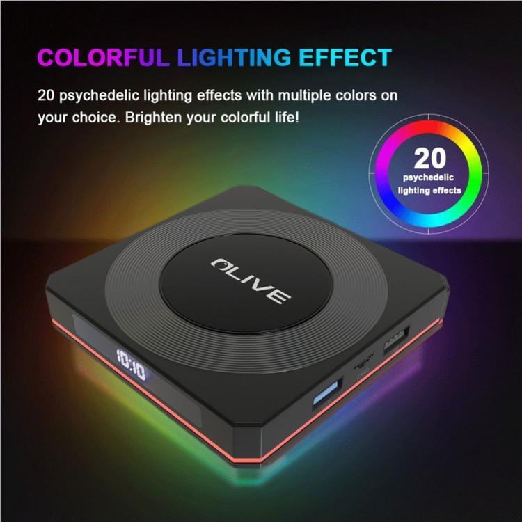 نوار رنگی LED اندروید باکس الیو UHD80