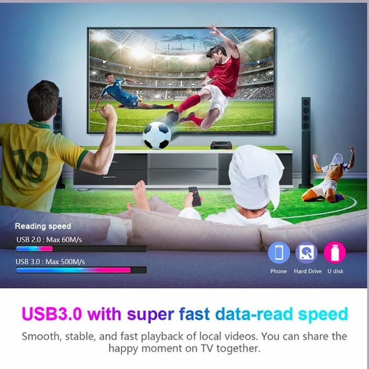 سرعت بالای USB3 اندروید باکس الیو UHD80